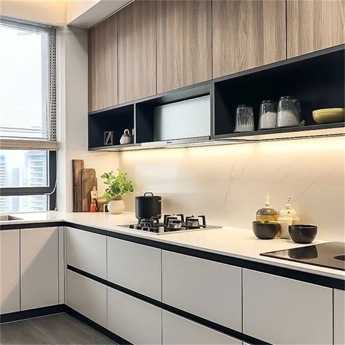 New Wood Custom Kitchen Cabinets